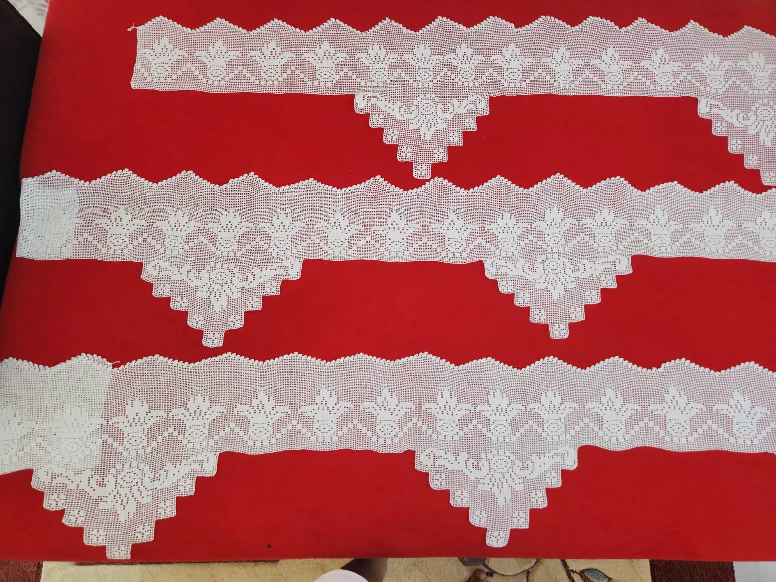 Sheets, quilts, pillows, handmade lace set