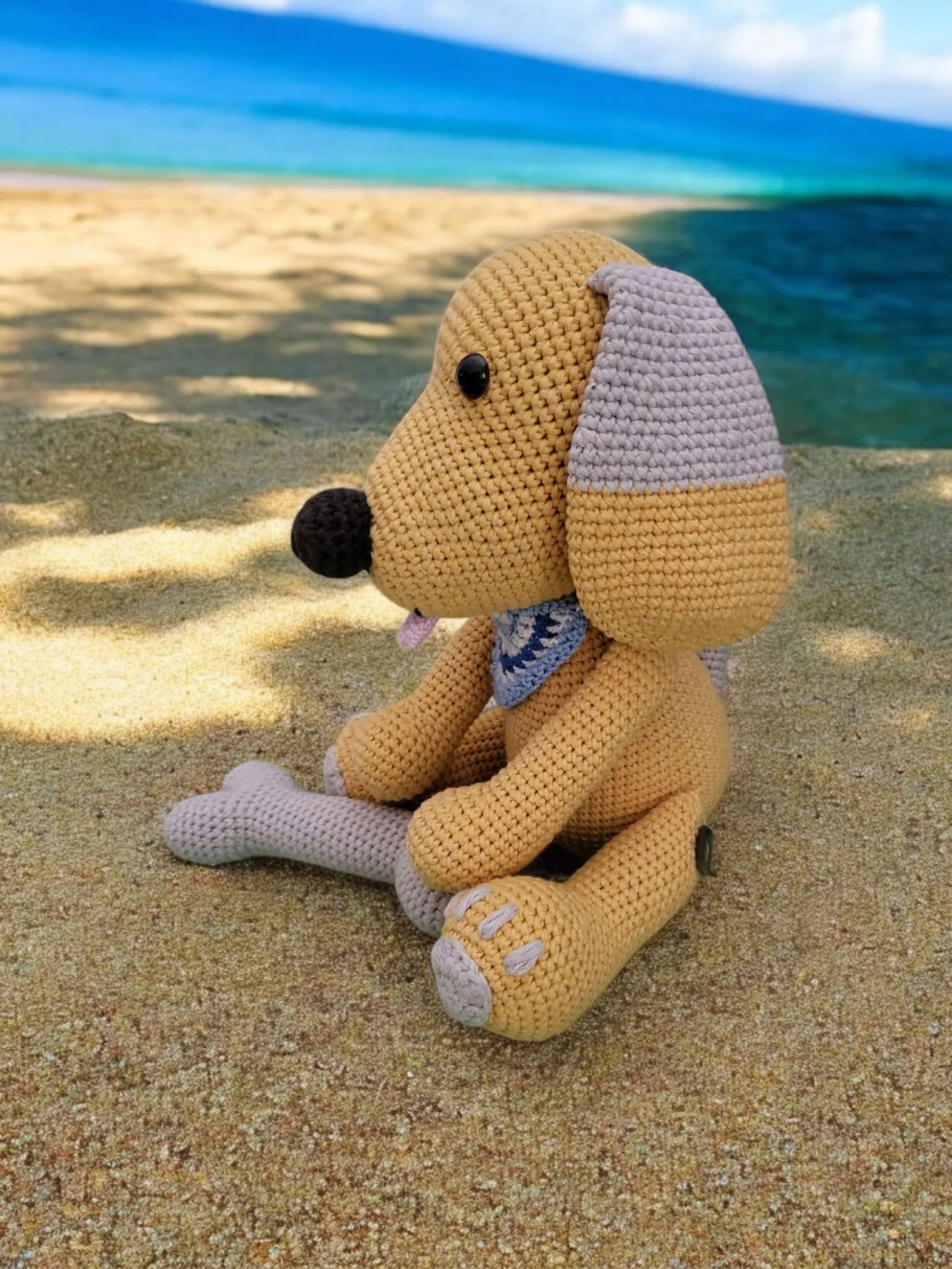 Cute dog with bones