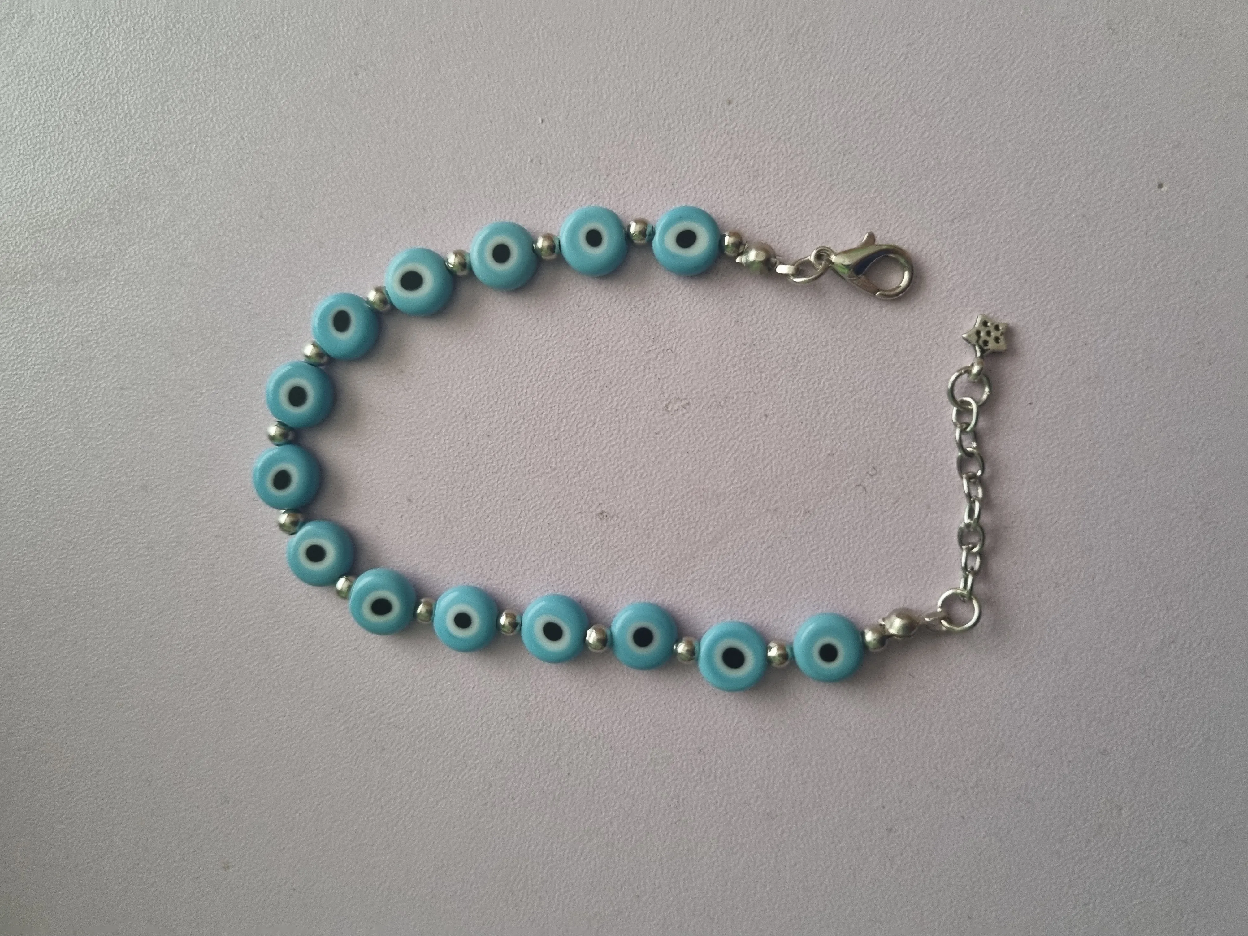 Glass Evil Eye bead bracelet