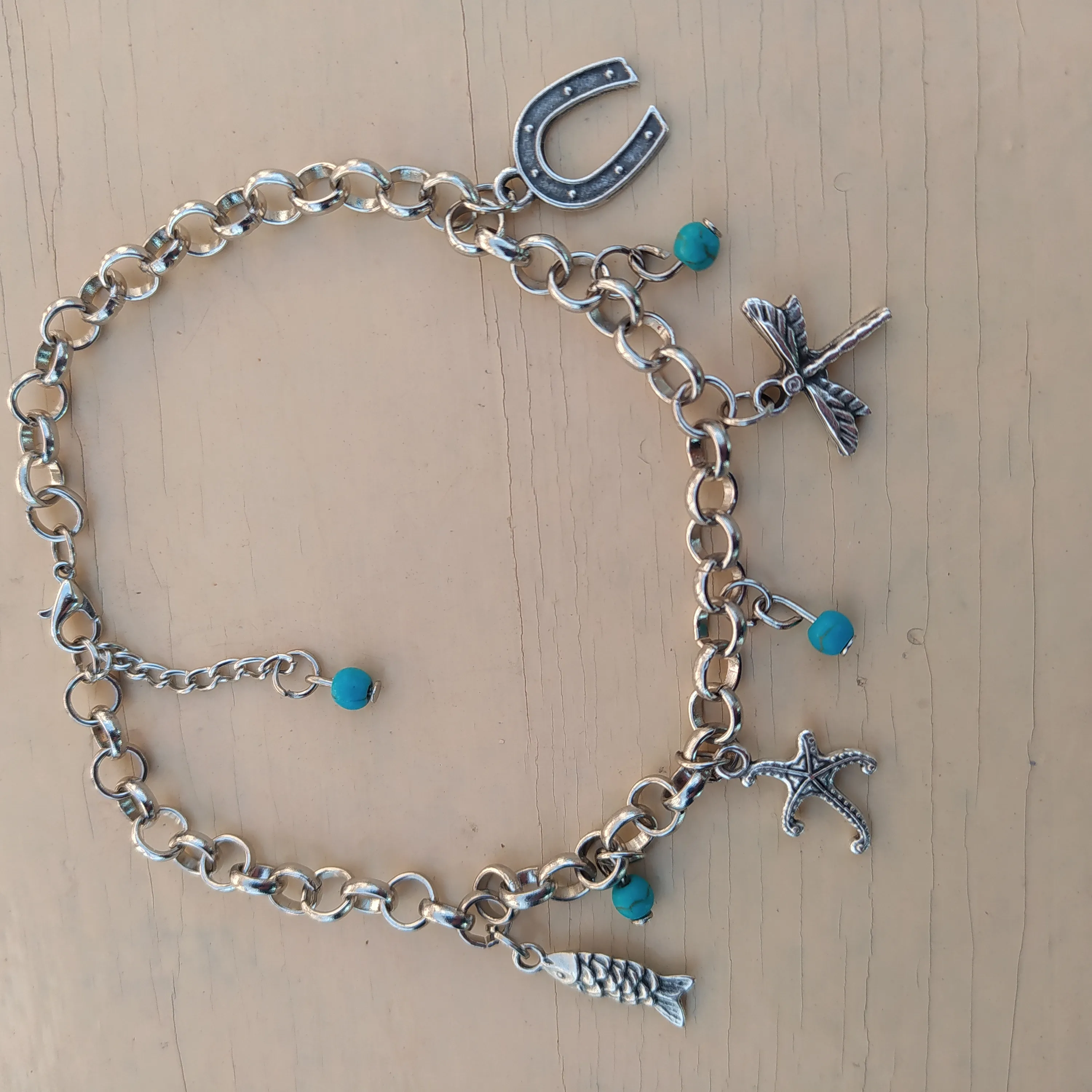 Anklet, Multi-Object Chain Anklet
