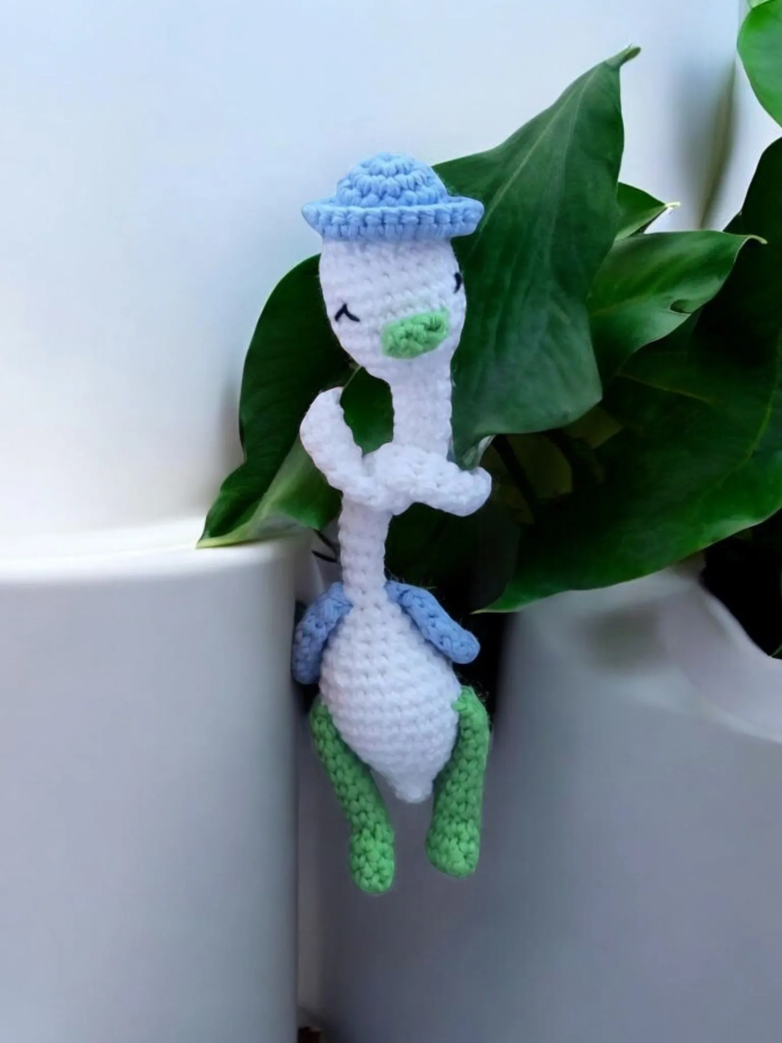 Blue bag ornament