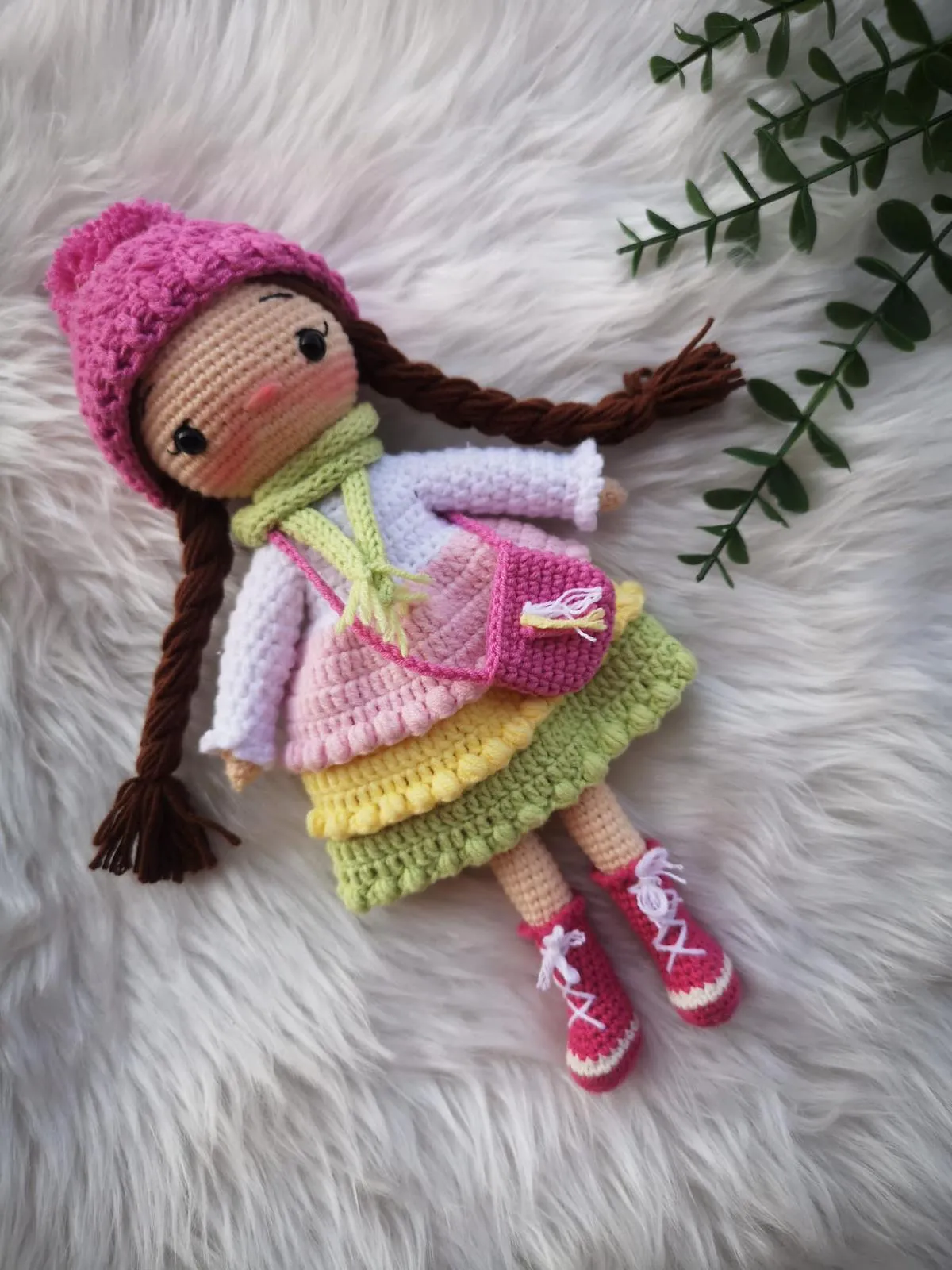 Colorful Minis – Handmade Amigurumi Baby Girl