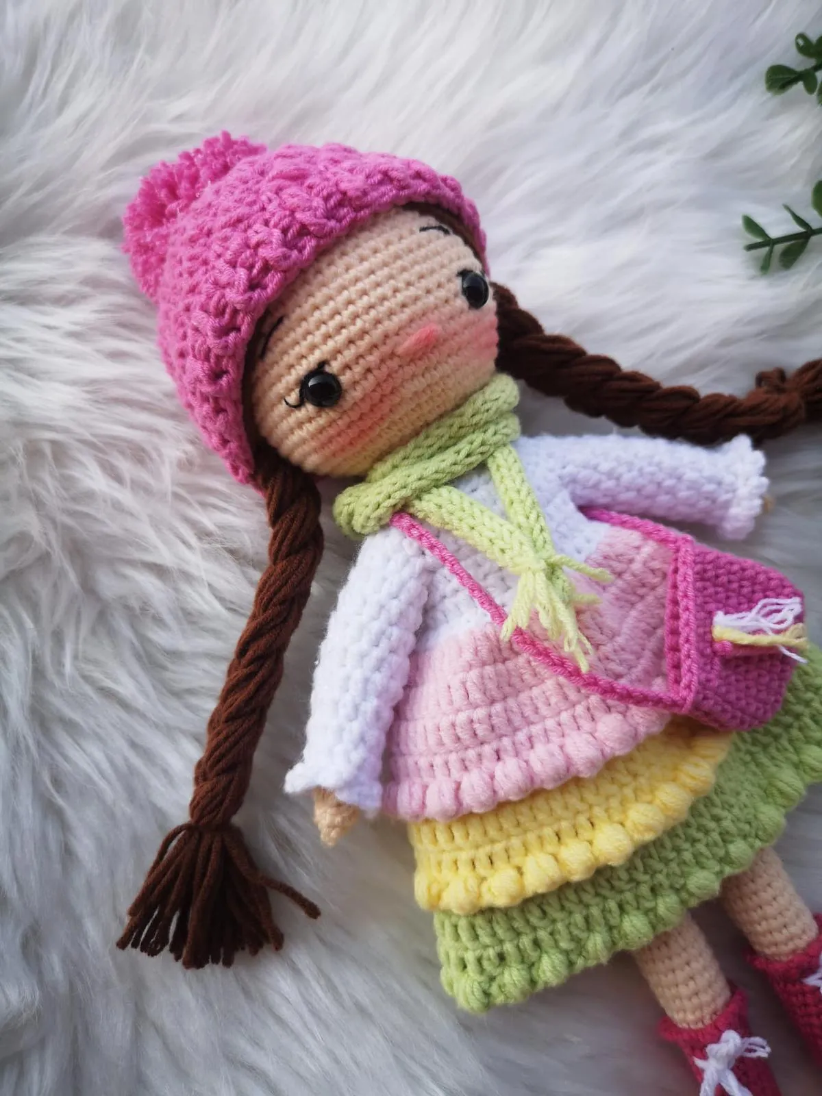 Colorful Minis – Handmade Amigurumi Baby Girl