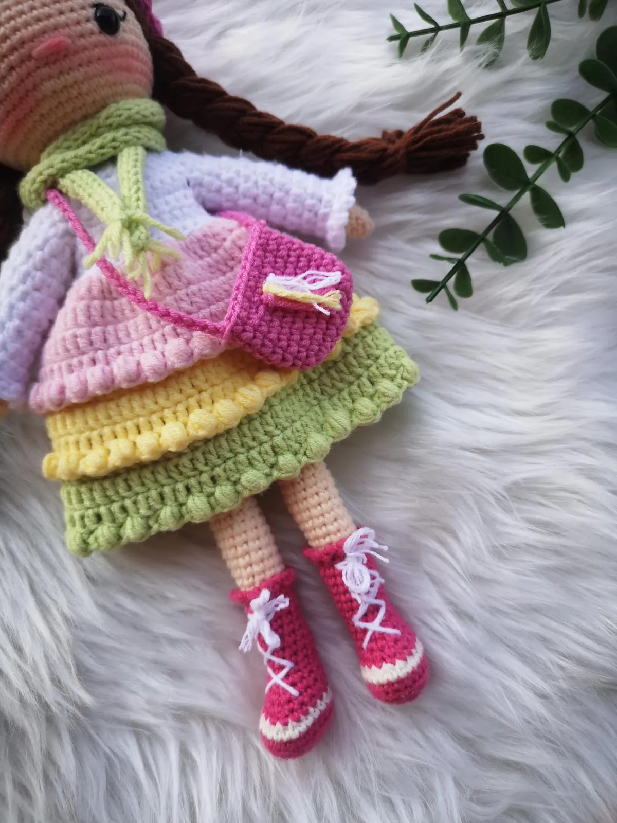 Colorful Minis – Handmade Amigurumi Baby Girl