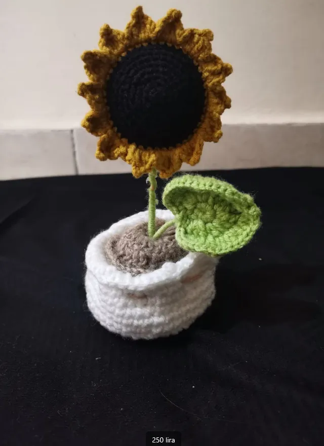 Handmade Crochet Flower Bouquet