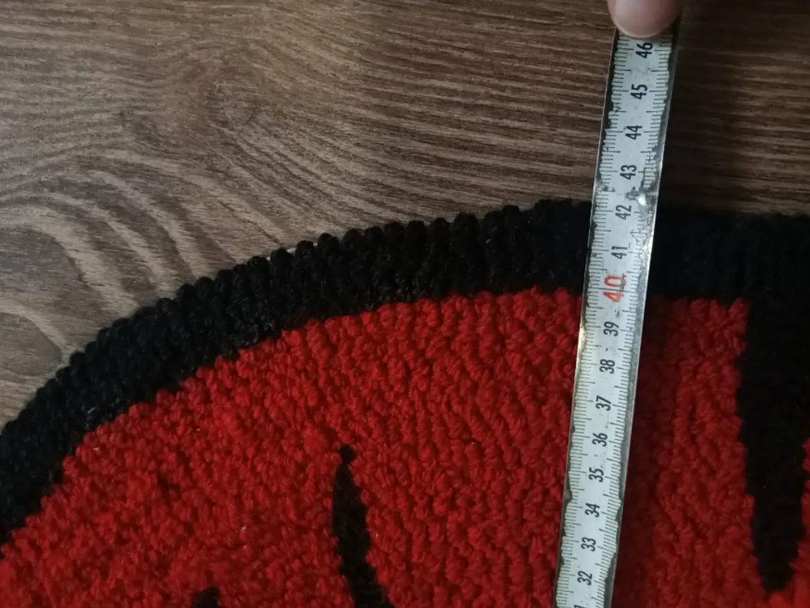Handmade “FUCK” Designed Red Lip Rug | Bold and Artistic Decor