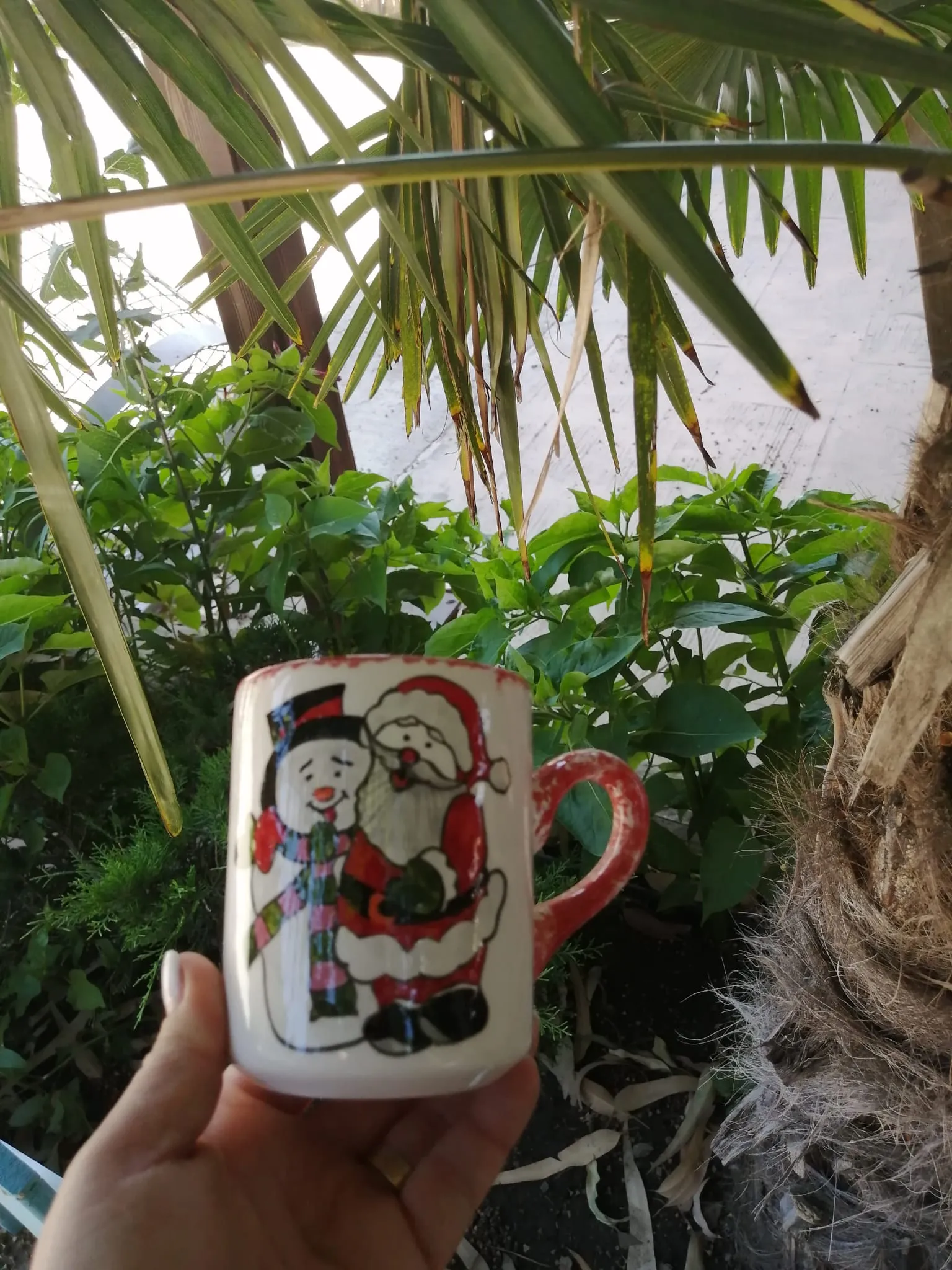Noel Temalı Seramik Kupa