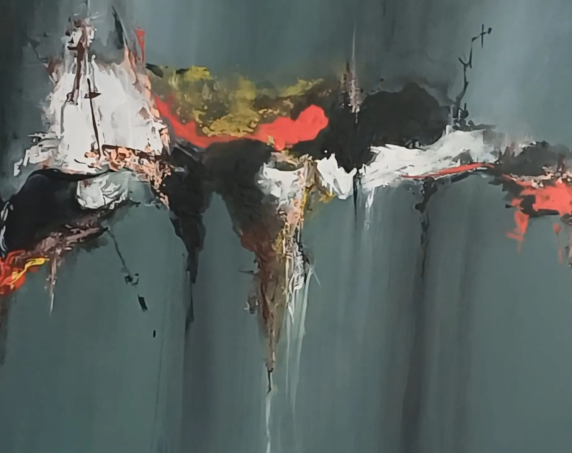 Soyut Düşler Dokulu Modern Tablo