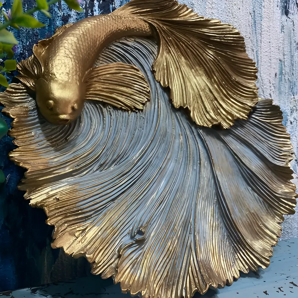 balık tabak mavi gld