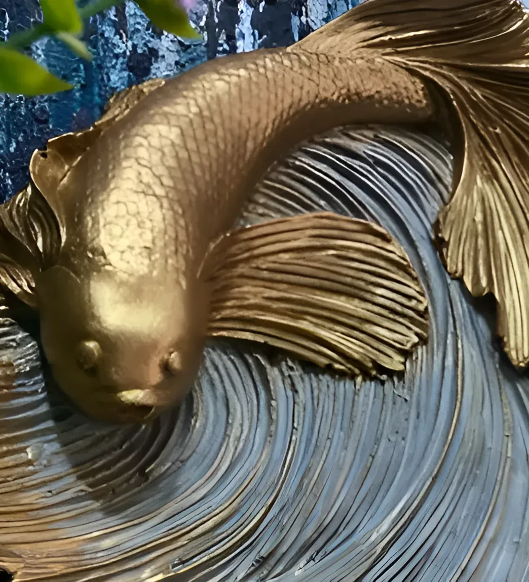 balık tabak mavi gld