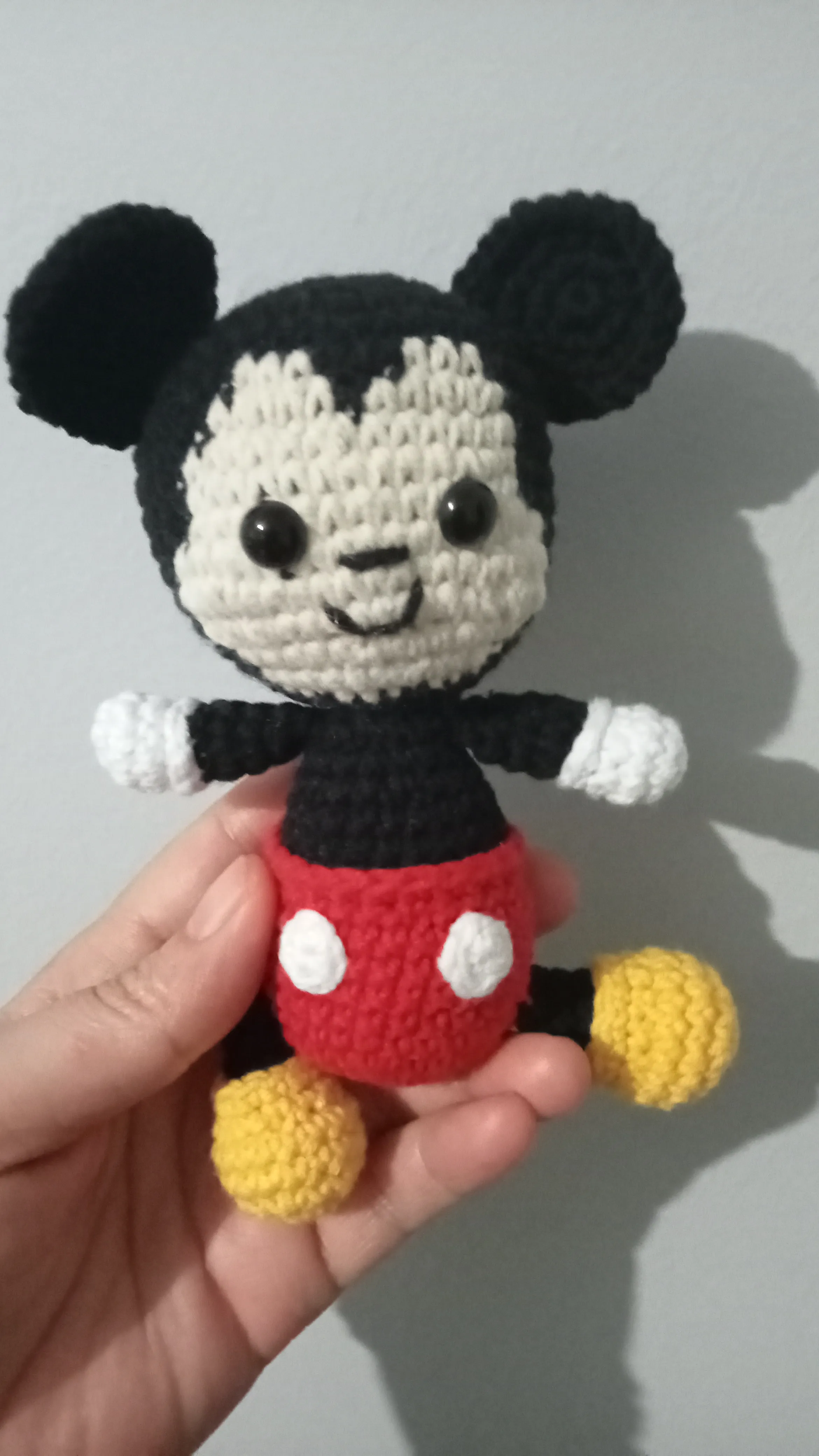 Sevimli Fare figürlü Amigurumi Oyuncak Mikimause