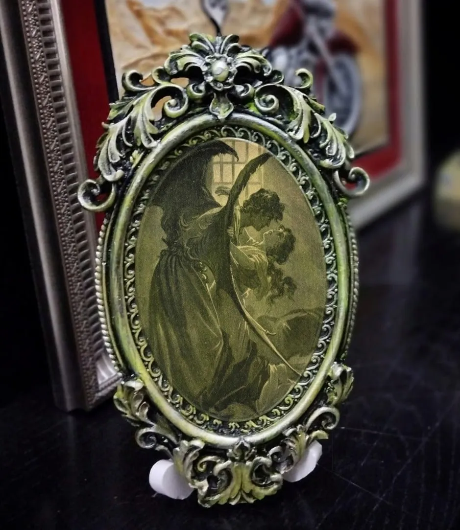 gotik tasarım yeşil çerçeve