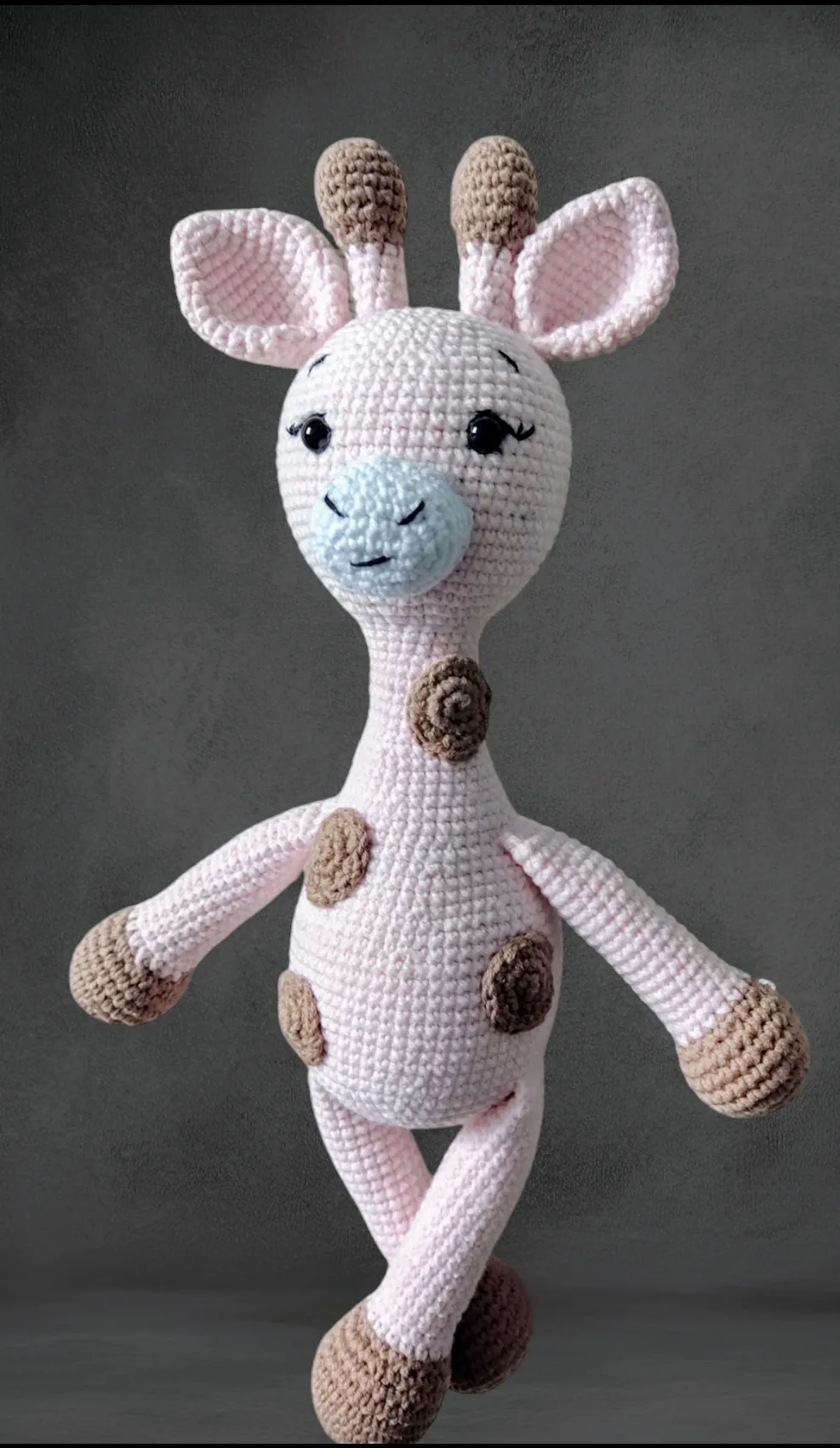 Amigurumi Zürafa Oyuncak Bebek