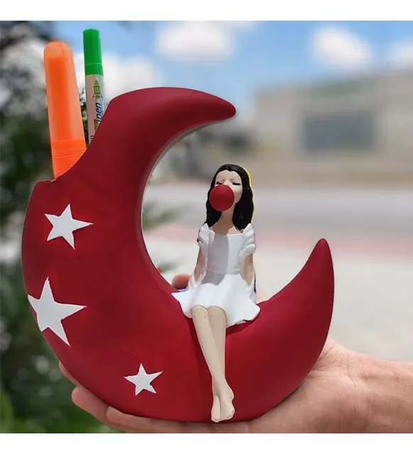 Kırmızı Dekoratif Biblo