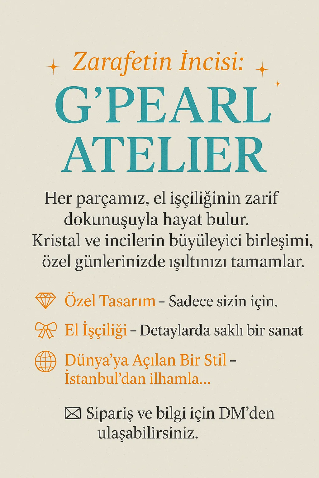 G'pearl atelier by gözde