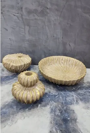 3’lü Dekoratif Salon Seti