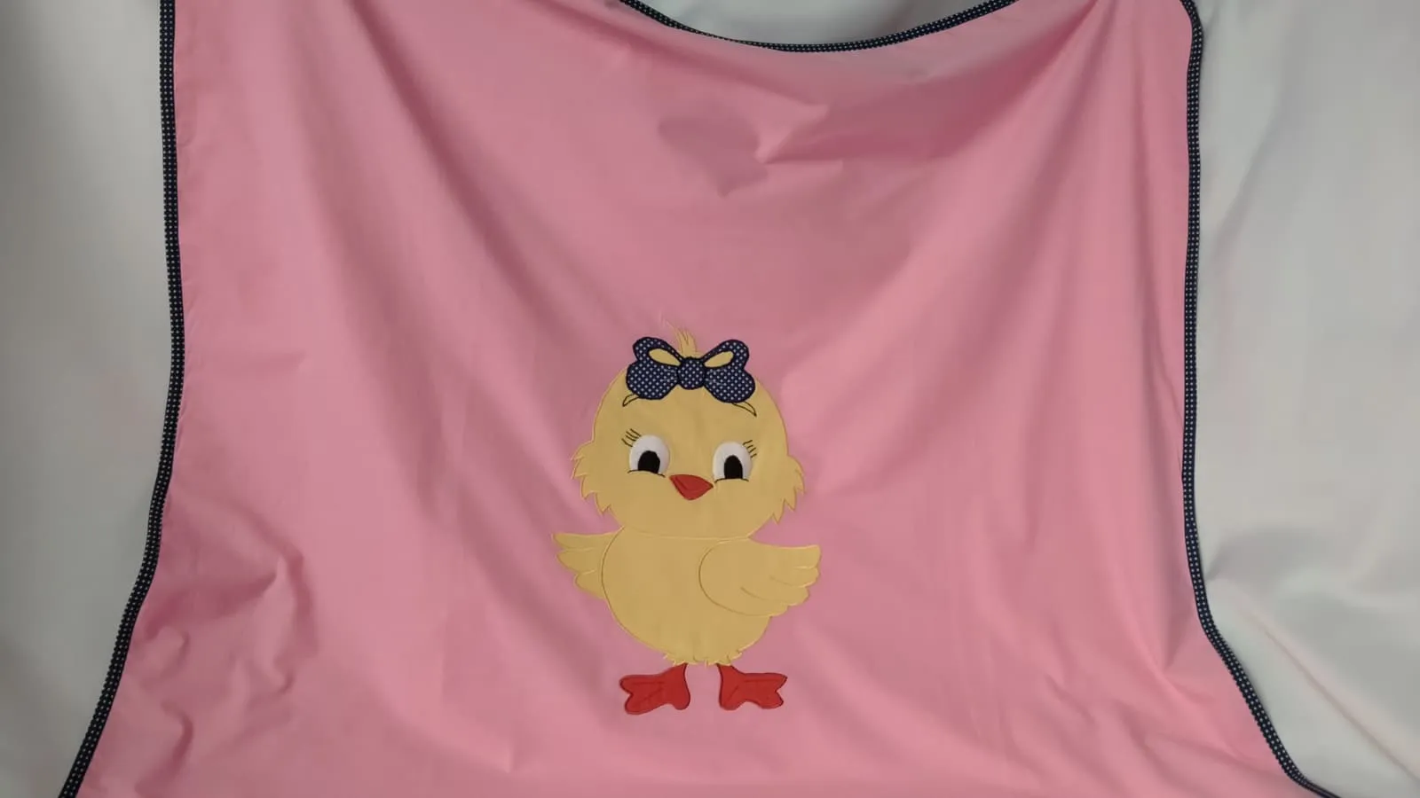 Sevimli Ördek Desenli Bebek Battaniyesi – Pembe