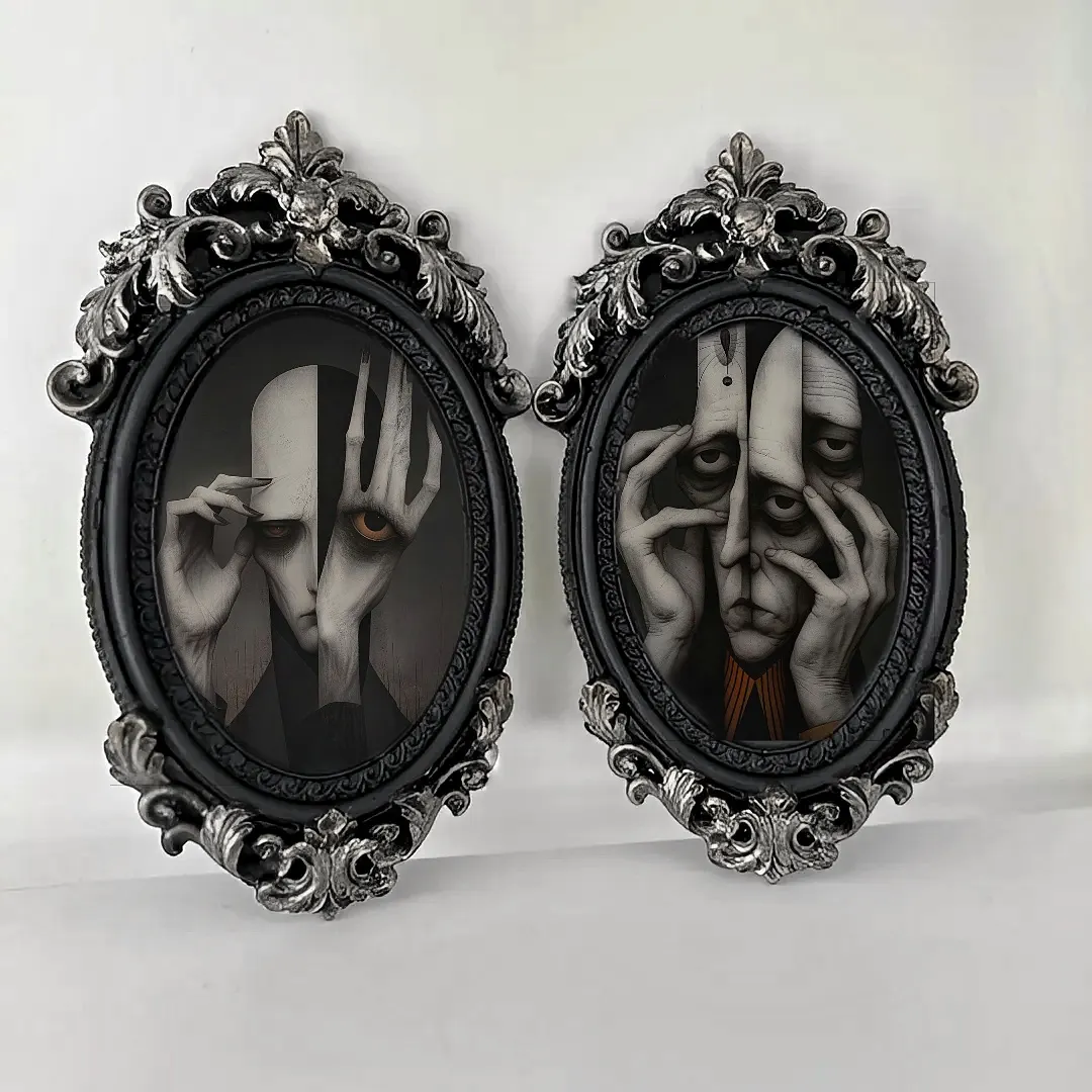 2li gotik tasarım bölük yüzler çerçeve