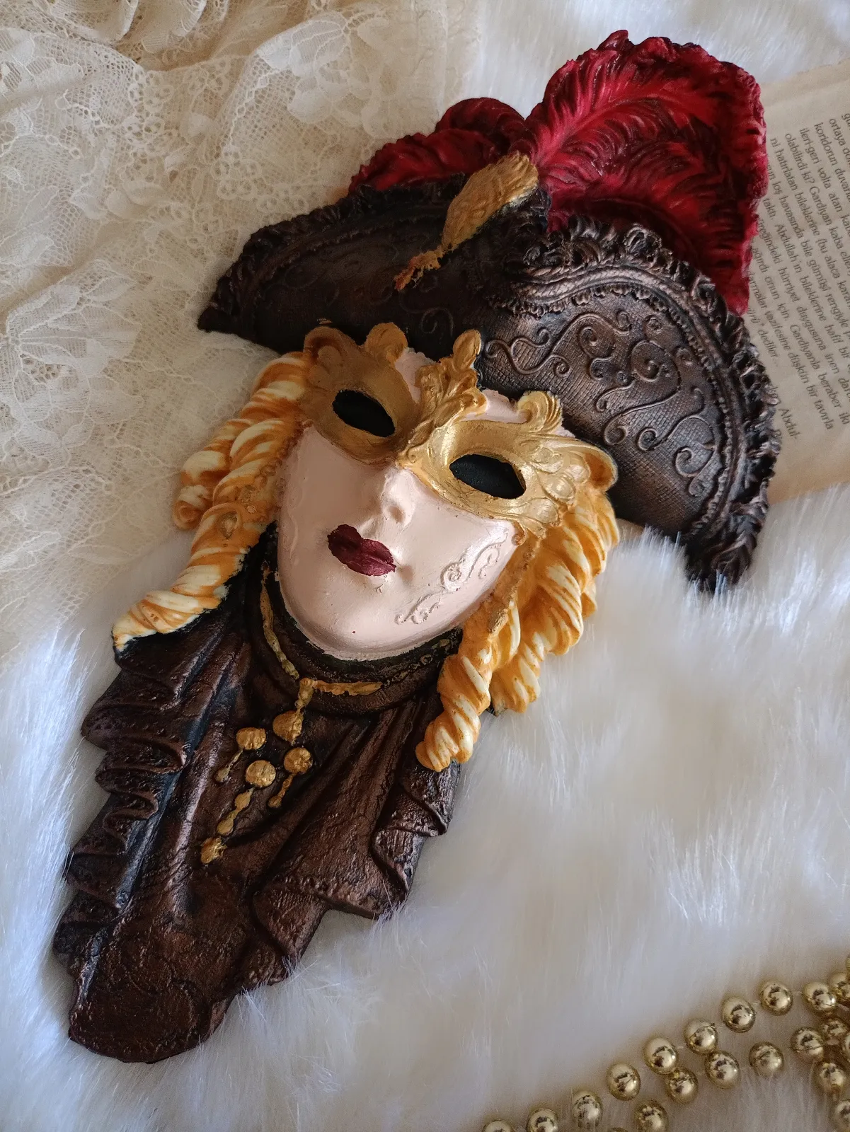 Maske Duvar Süsü – Korsan Temalı Model
