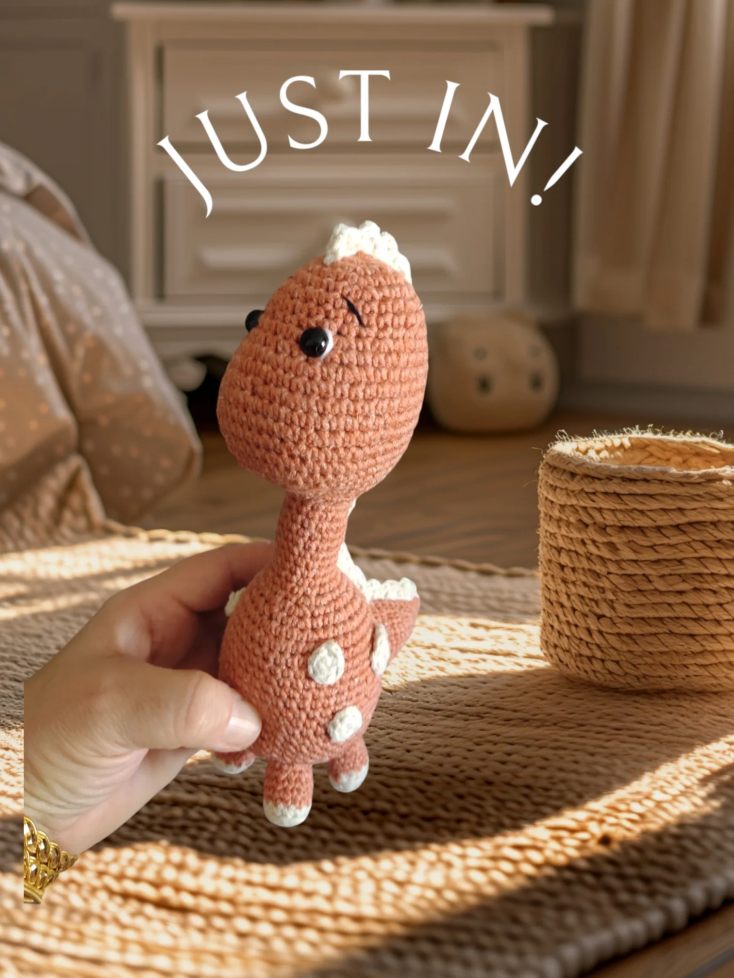 Amigurumi Oyuncak Dino – El Yapımı Oyuncak