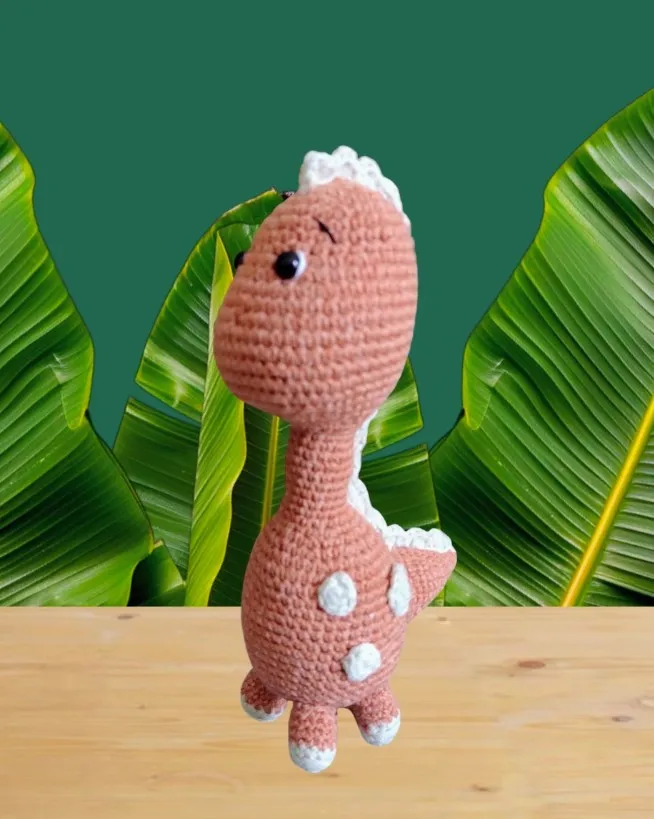 Amigurumi Oyuncak Dino – El Yapımı Oyuncak
