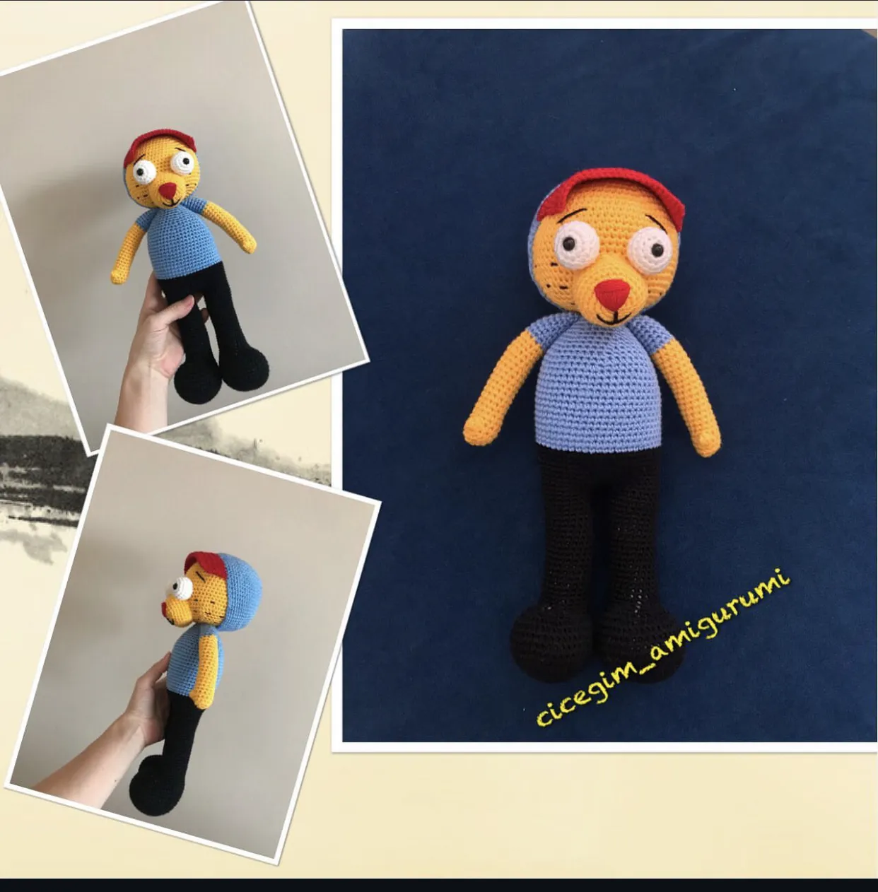 Amigurumi Kral Şakir | El Yapımı Örgü Oyuncak Karakter