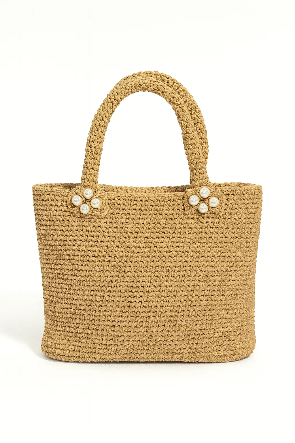 Büyük Hasır Kol Çantası