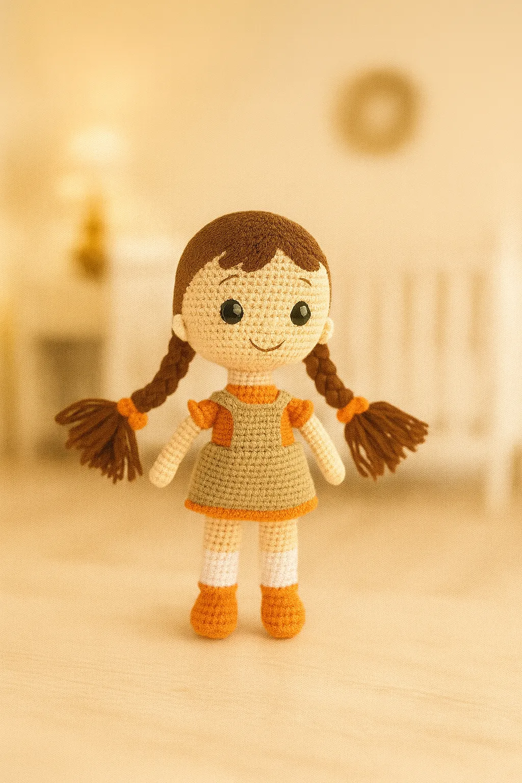 Oyuncak Kız Bebek Amigurumi – Tatlı ve Özel El Emeği Tasarım