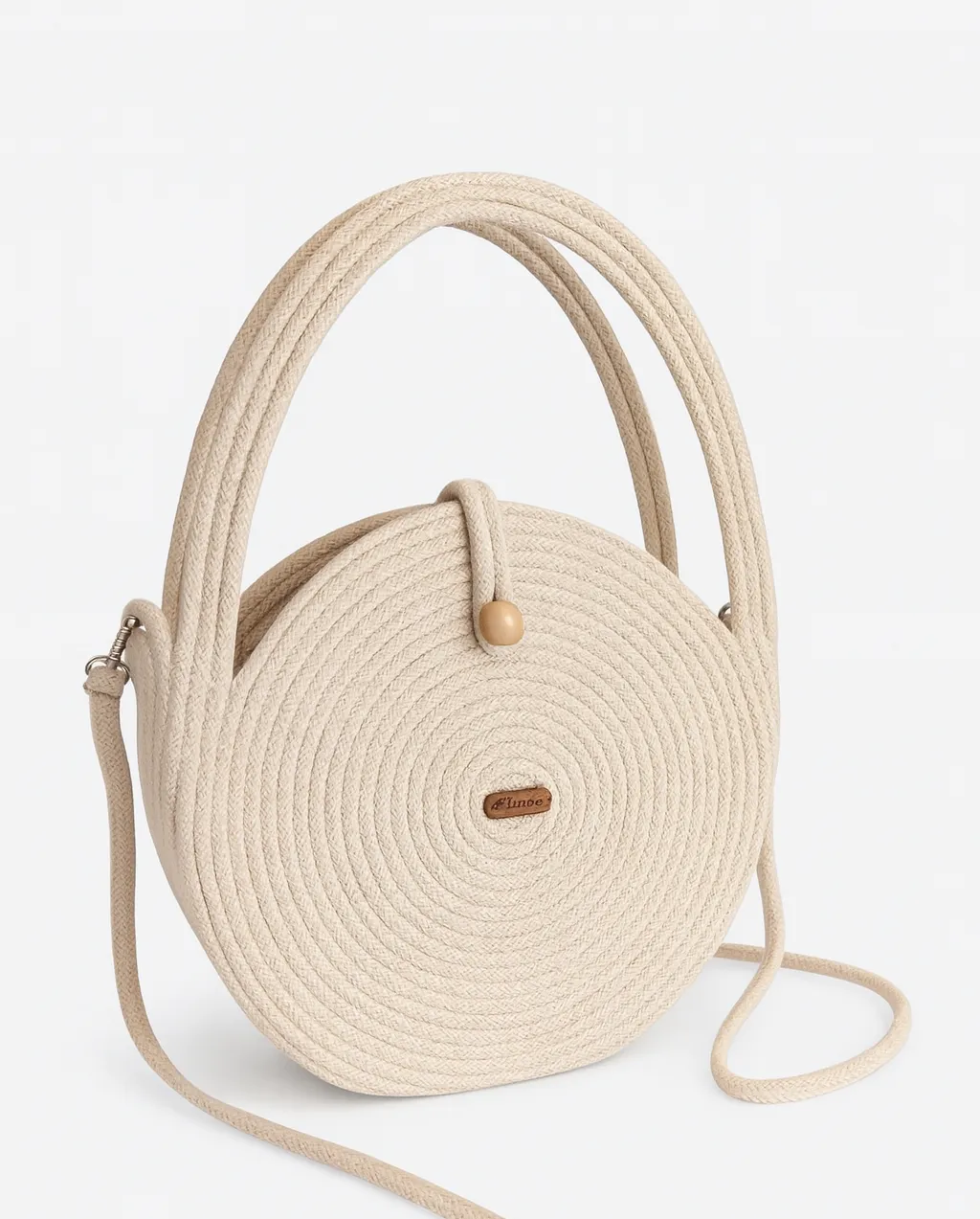 Macrame Bag – Cream Color, Double Strap Design