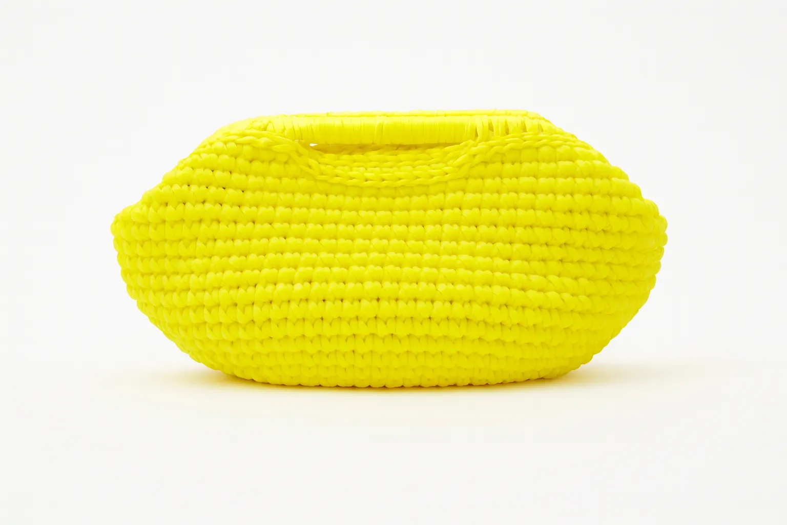 Sarı Neon Deri İpli Burslu Çanta