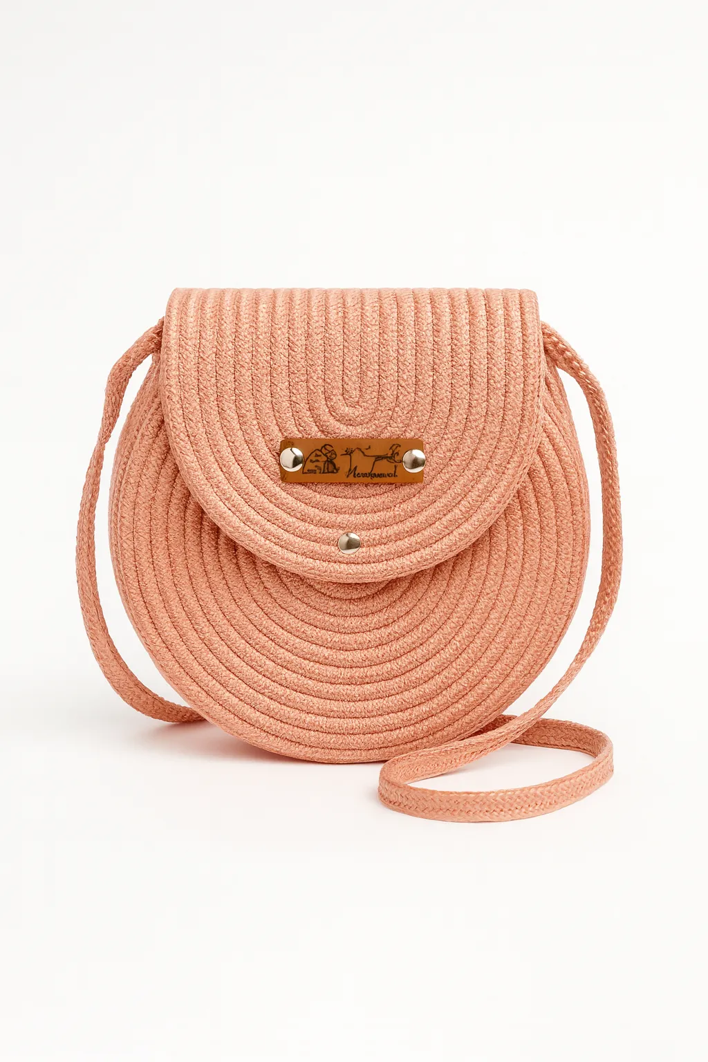 Leather Flap Bag – Adjustable Strap, Buckle Model