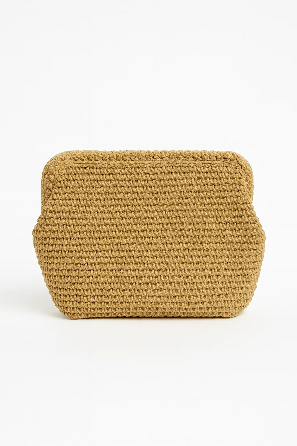 Burslu Model Kağıt İpten Örülmüş El Yapımı El Çantası