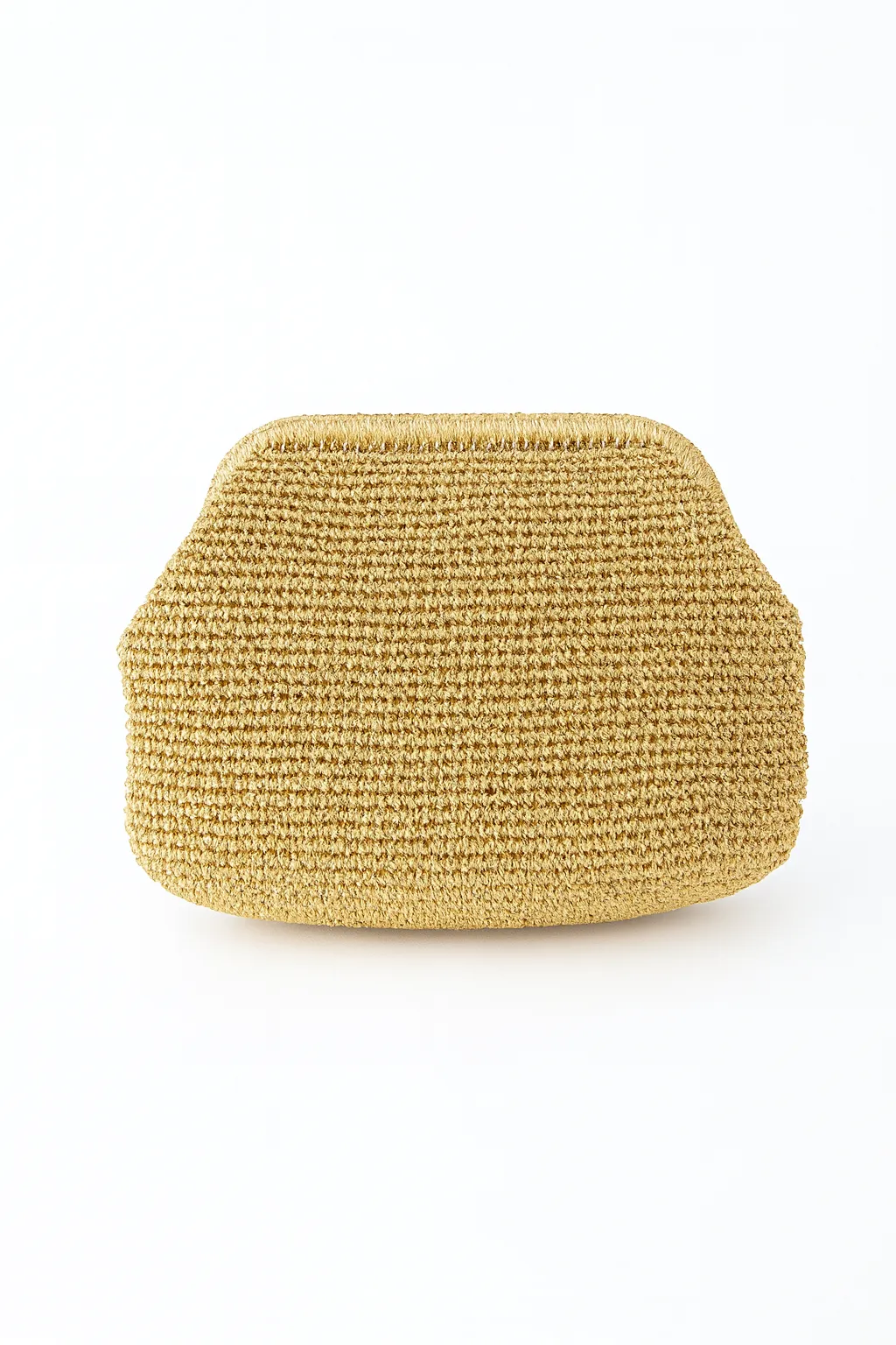 Altın Renk Örgü Burslu Çanta