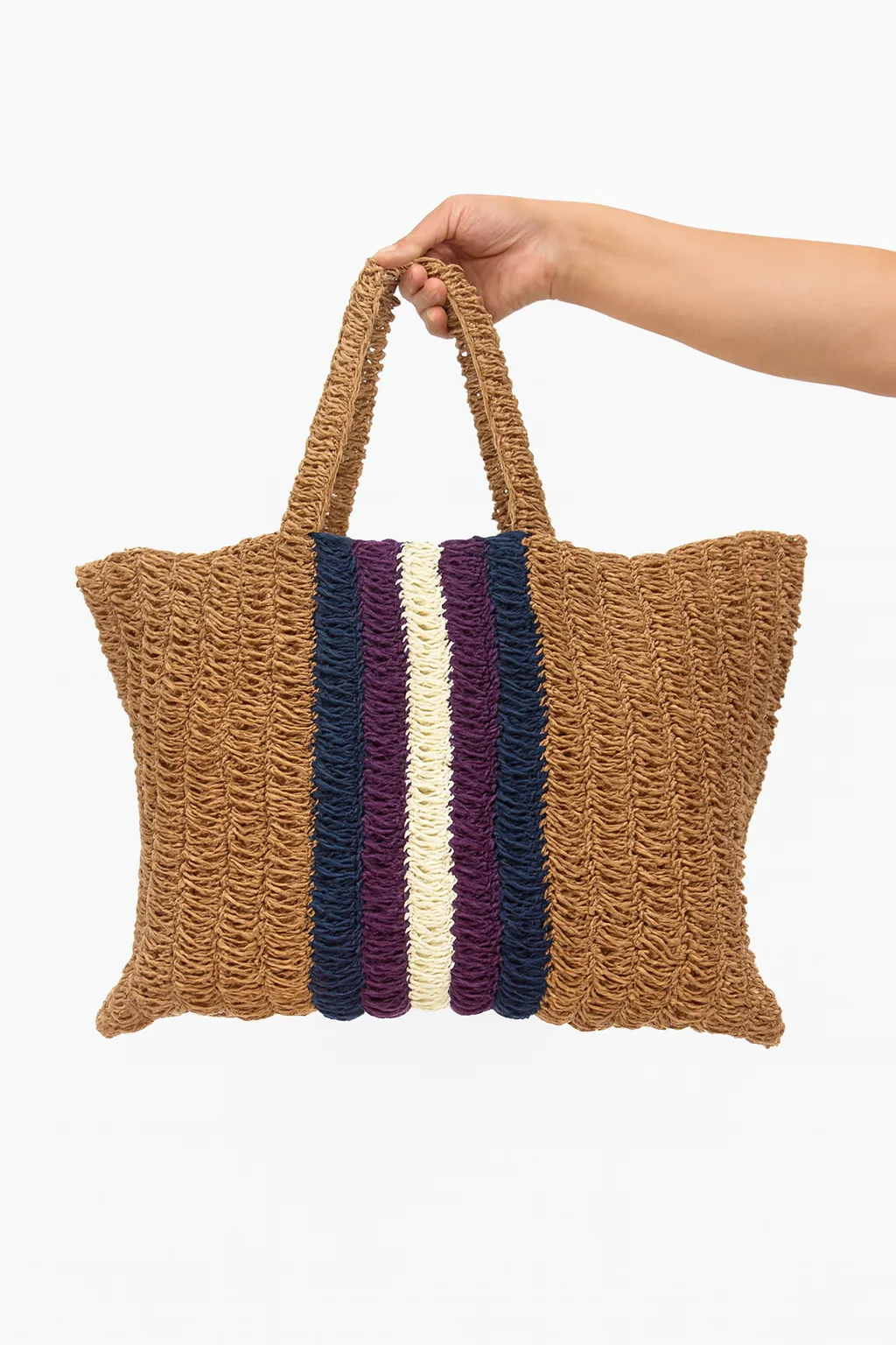 Büyük Vakko Tarzı Plaj Çantası – Geniş Hacimli, Şık ve Dayanıklı Tasarım