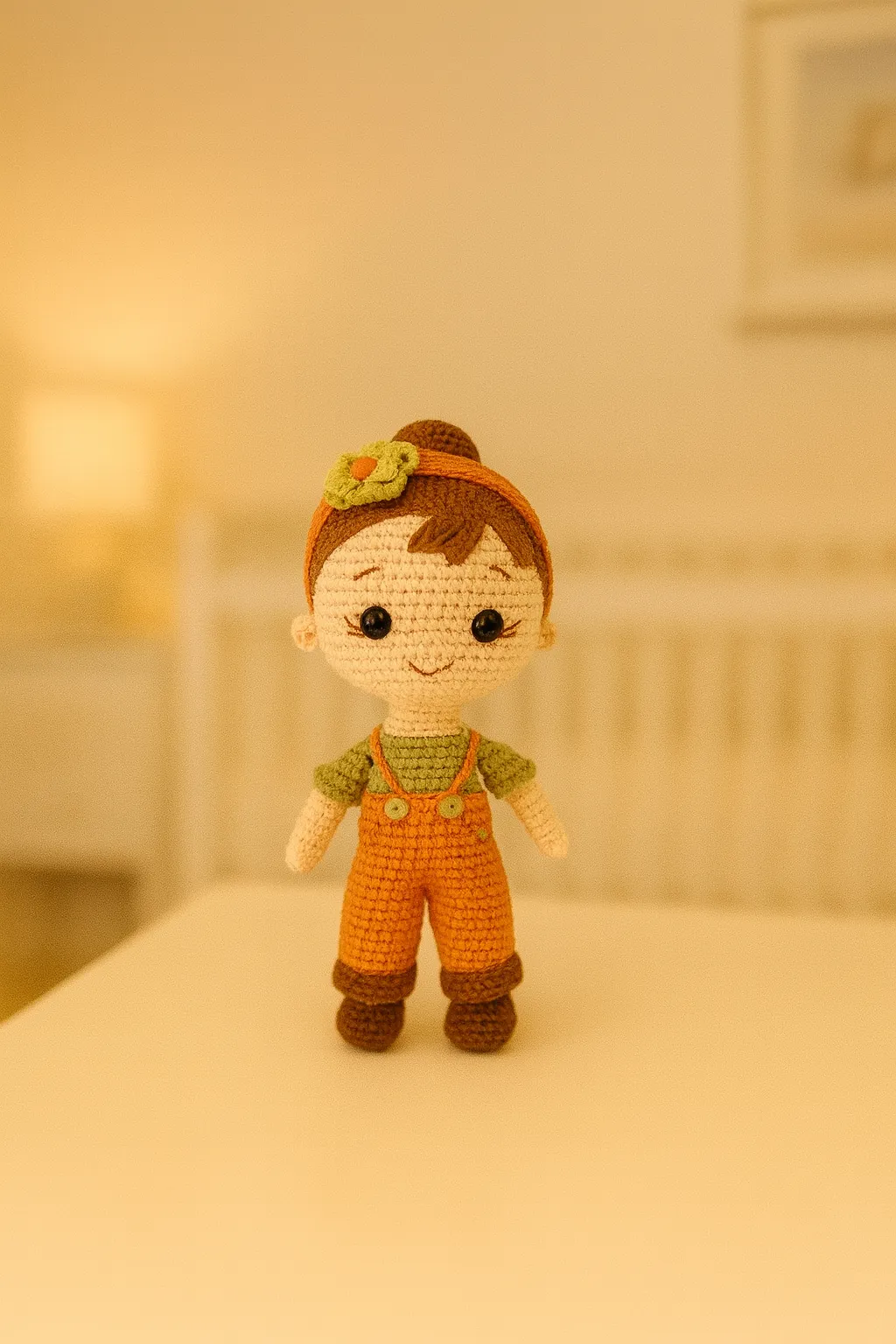 Amigurumi Kız Bebek Oyuncak Sevimli ve Özel El Emeği Hediye