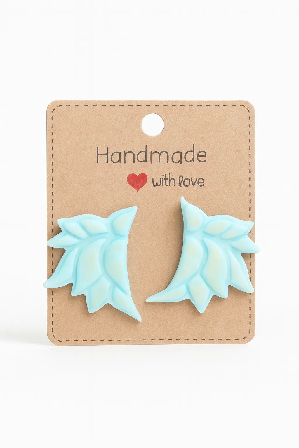 Polimer Kil Yaprak Küpeler