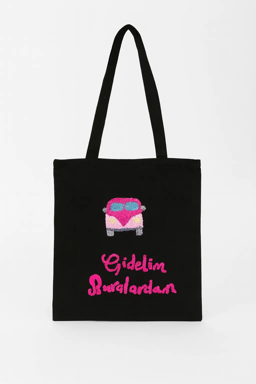Cloth Bag with "Let's Get Out of Here" Written