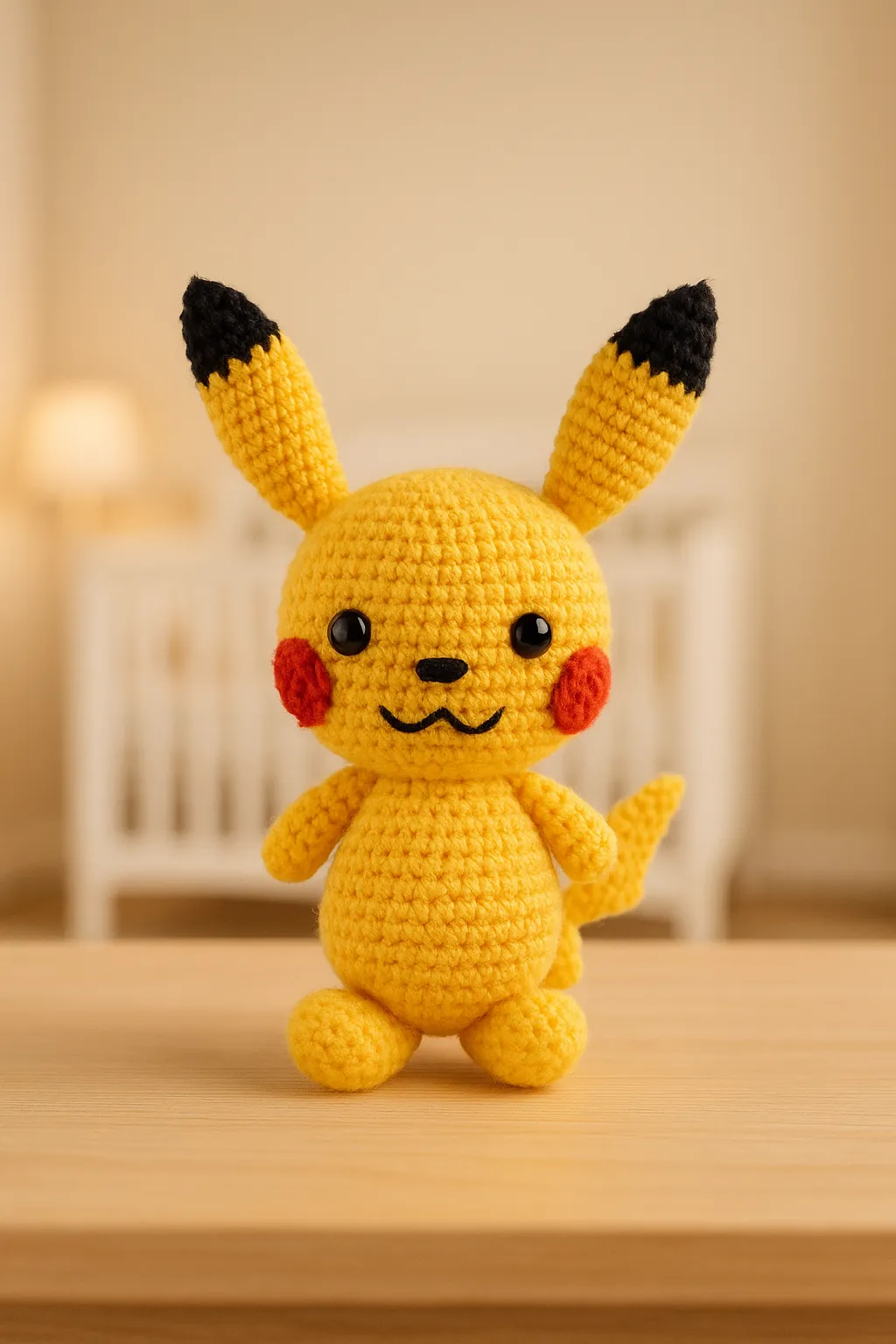 El Örgüsü Minik Pikachu Anahtarlık