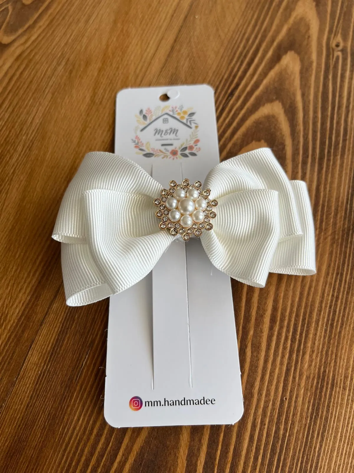 El Yapımı Taşlı Saç Tokası