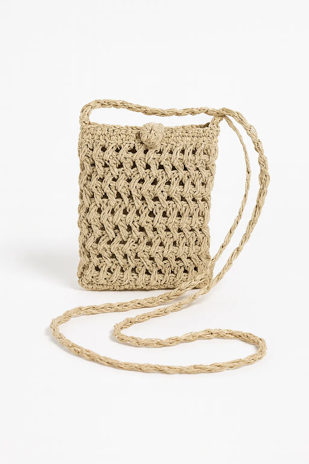 El Emeği Kağıt İp Çanta Doğal, Şık ve Dayanıklı Tasarım