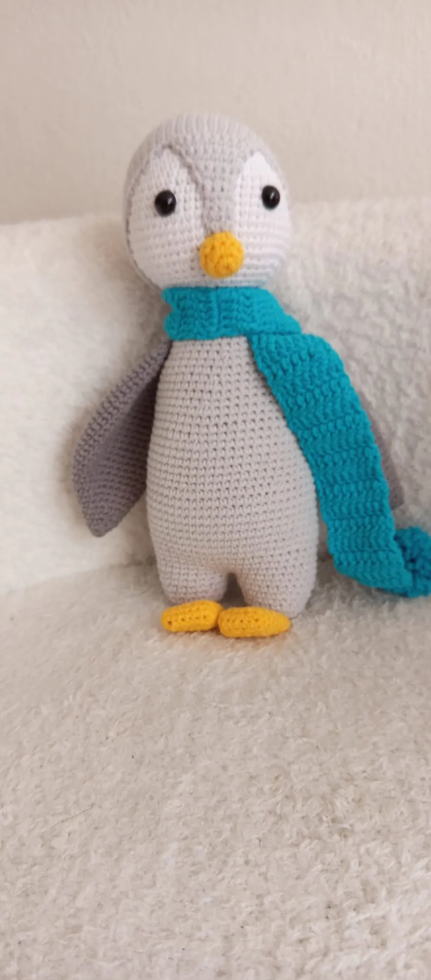 El Emeği Amigurumi Penguen | Alize Cotton İple Sevgiyle Örüldü