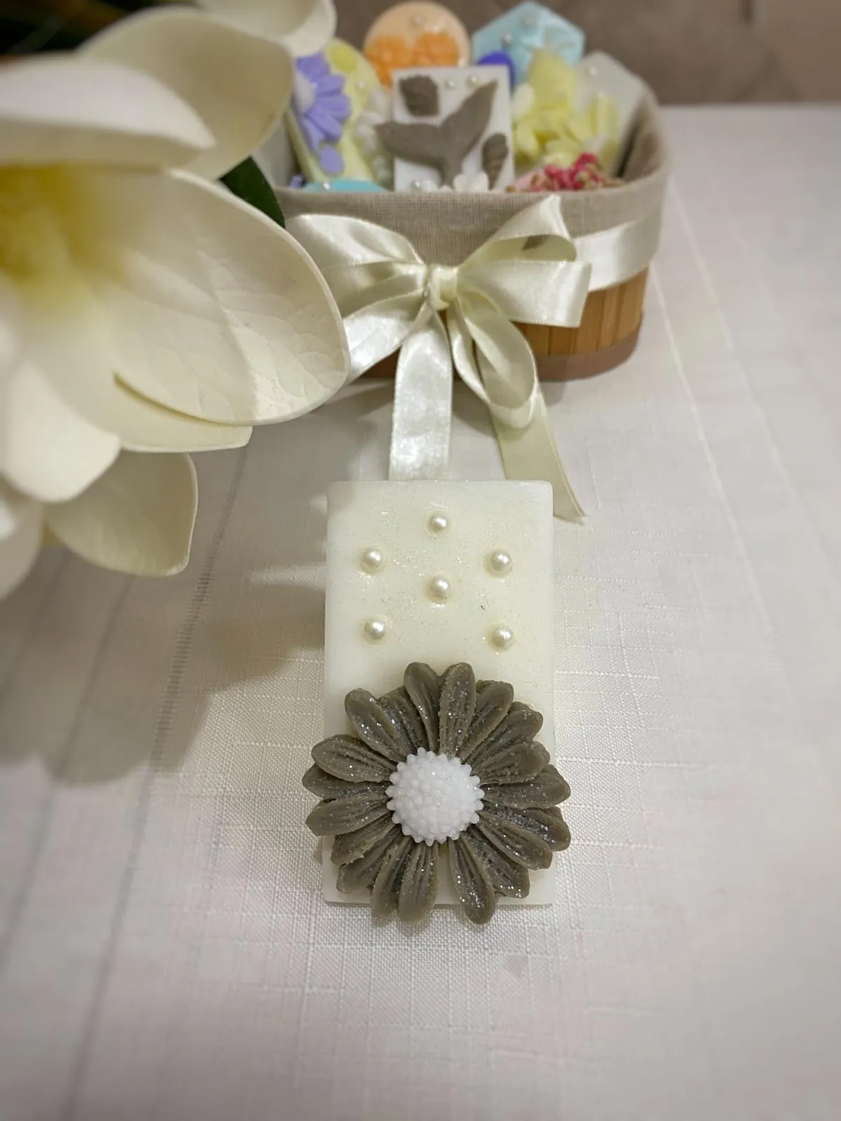 Papatyalı el yapımı sabun