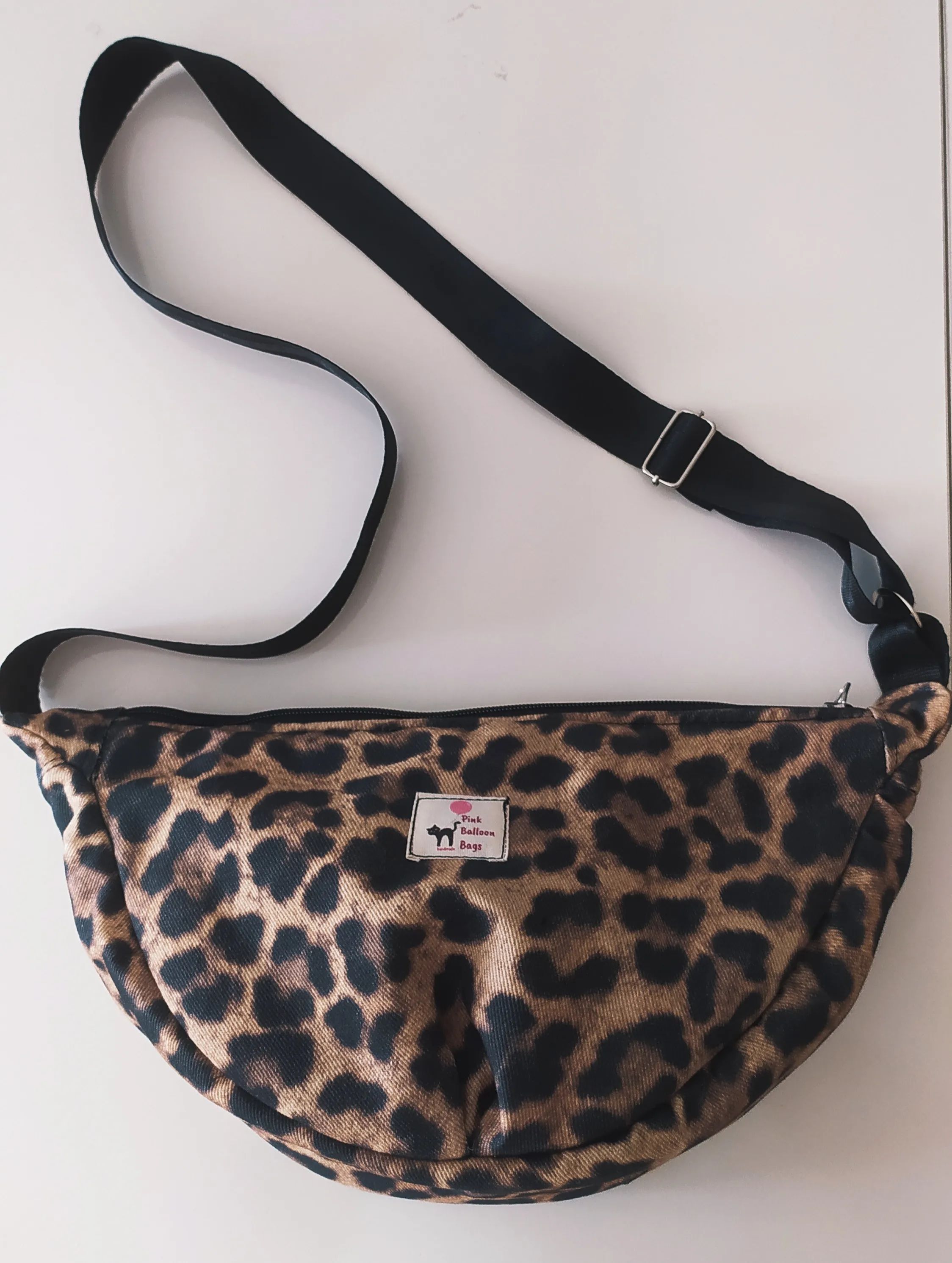 Moonbag Leopar Desenli Kadın Çapraz Çanta
