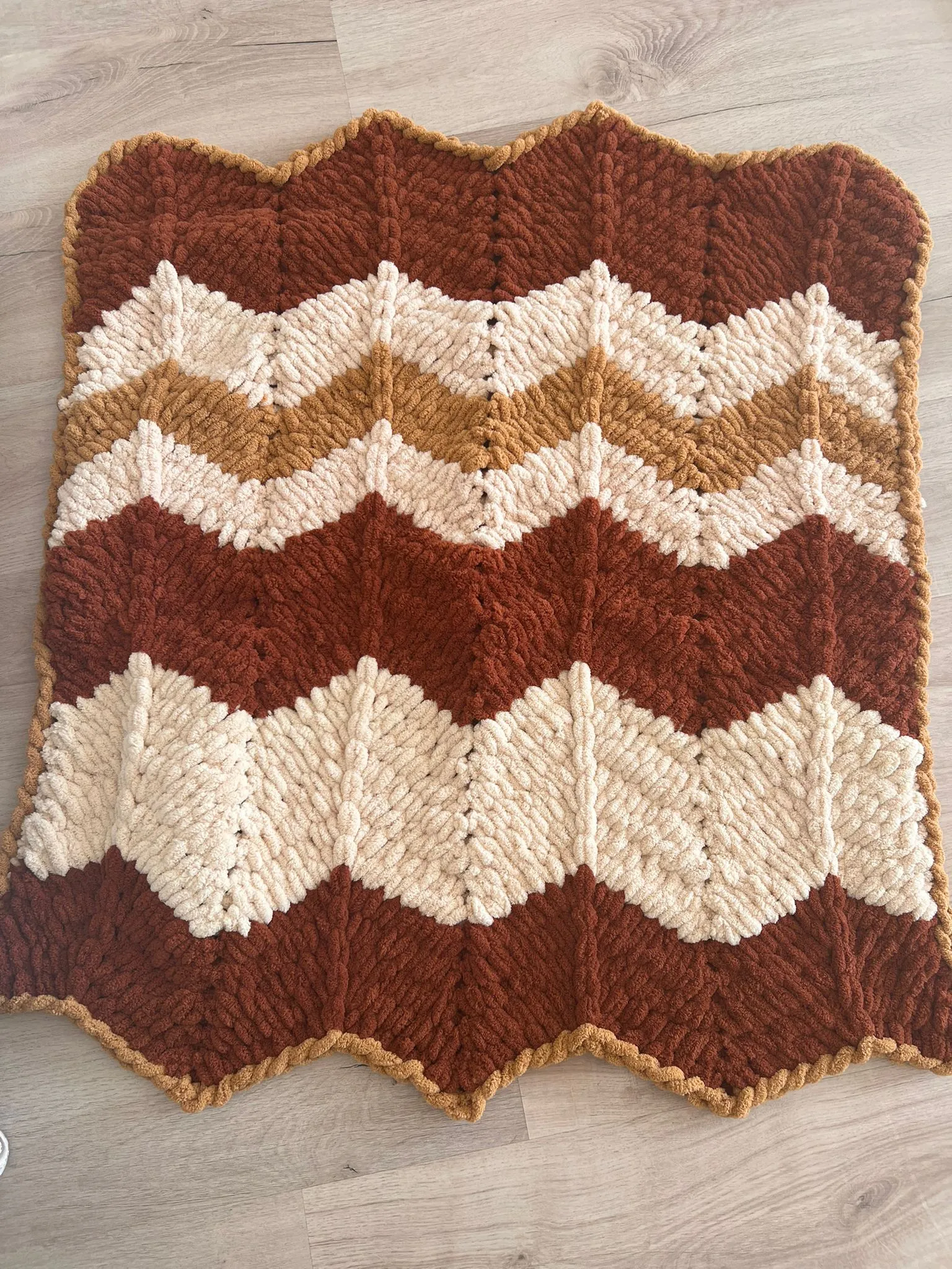 El Yapımı Puffy ve Müslin Bebek Battaniyesi