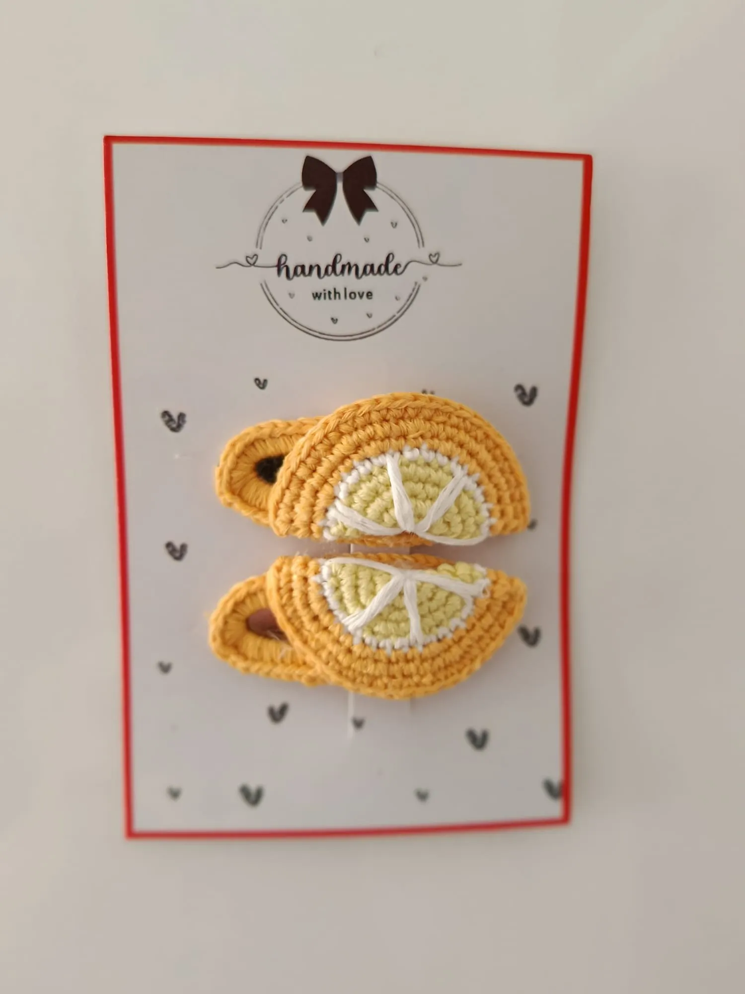 El Yapımı Limon Dilimli Toka (2’li Set)