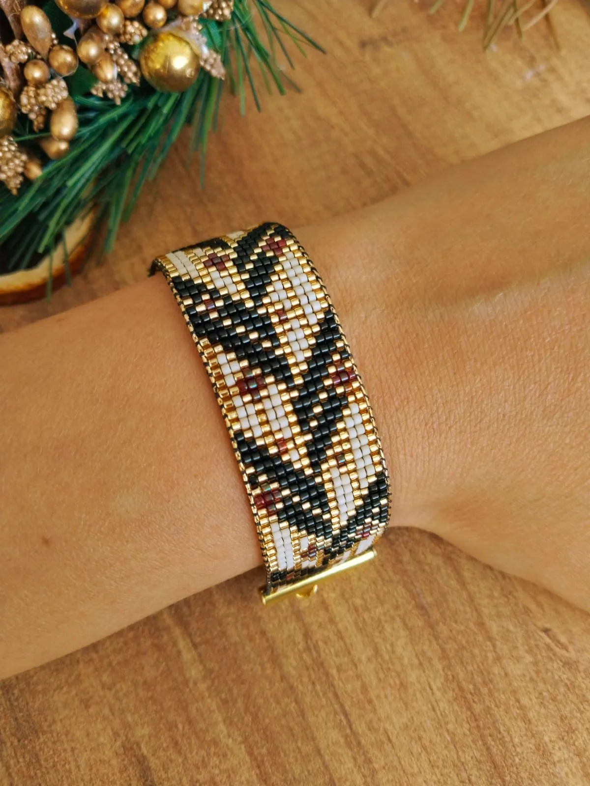 Geometric Patterned Handmade Original Miyuki Bracelet