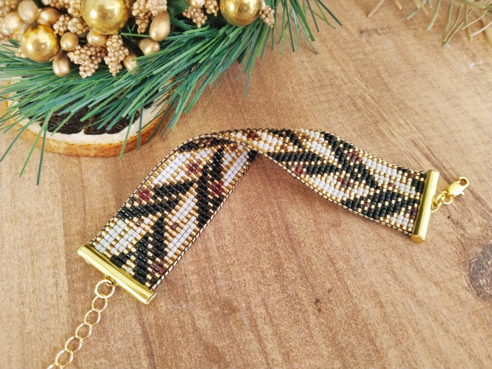 Geometric Patterned Handmade Original Miyuki Bracelet