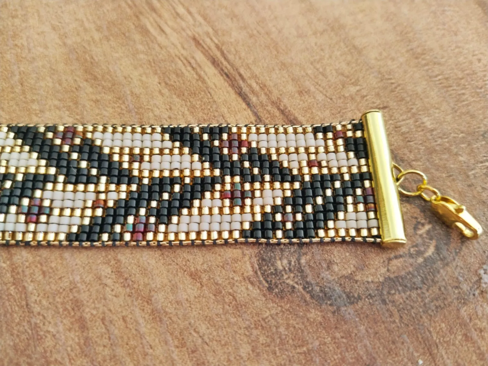 Geometric Patterned Handmade Original Miyuki Bracelet