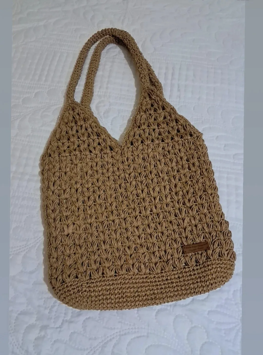 Bohem Tarz Örgü Çanta