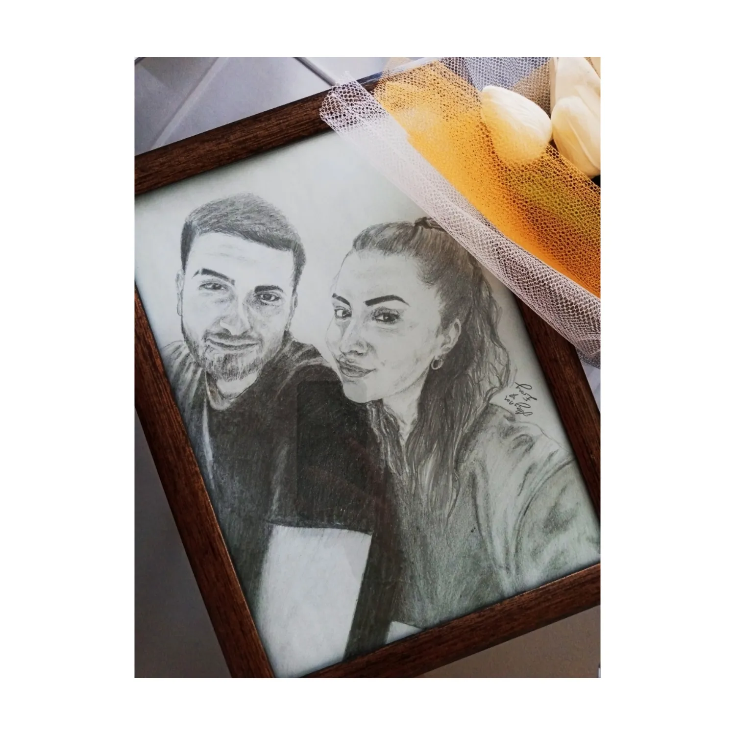 Kişiye Özel A-4 Karakalem